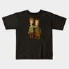 Chłopcy Dziewczynki Miękkie Bawełniane Koszulki Graficzne Beavis & Butt-Head Postać Pozująca T-shirt Oddychający Codzienny do Szkoły Koszulki Dziecięce