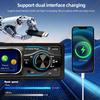 2026 Portable 1 Din Car Radio MP3 Player Touch Screen Auto Radio in-dash Bluetooth USB/SD/AUX-IN Colorful Lights DSP with Voice Assistant Time Display