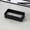 Acrylic Desk Organizer with Built-in Stationery Holder for Cosmetics
