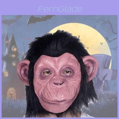 Ρεαλιστική μάσκα Latex Monkey King για πάρτι Halloween και κοστουμιών με τρομακτικό σχέδιο γορίλας