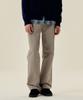 MINDBRIDGE [Couture] Wide Single-Pleat Elastic Pants - 2 Colors