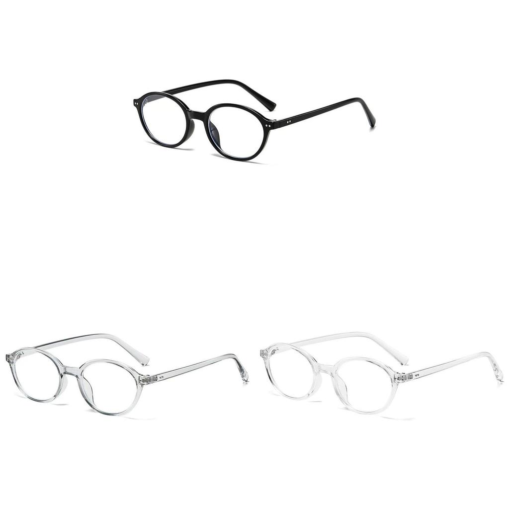 Vintage Oval Blue Light Blocking Glasses With Tortoiseshell Frame For Men Women
