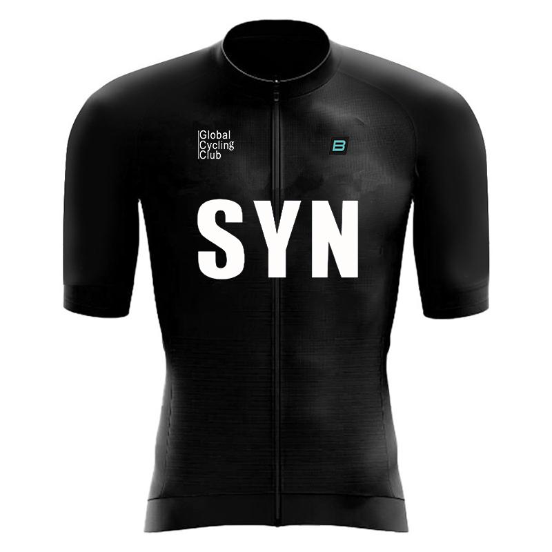 Solid Color Summer Men Short Sleeves Cycling Jersey Polyeste Clothing MTB Bicycle Mallot Ciclismo Shirts Bike Clothes