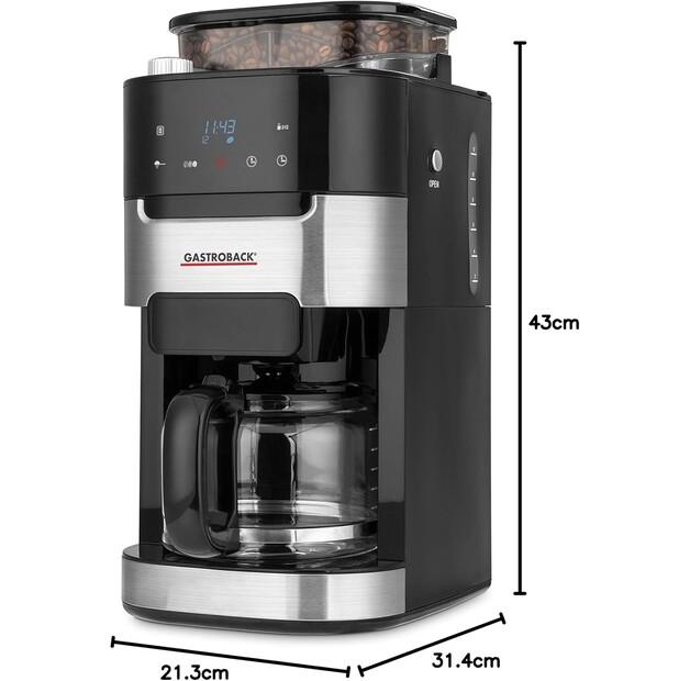 Кофемашина Gastroback 42711 Grind & Brew Pro