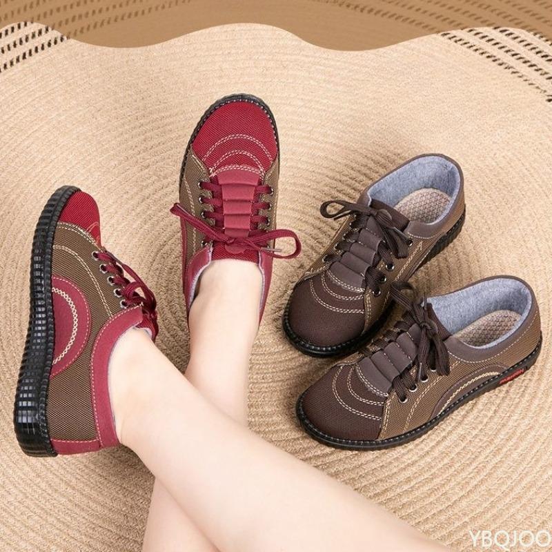 Spring Autumn New Women's Lightweight Anti slip Flat Heel Shoes with Soft Bottom Comfortable Simple Daily Casual Women's Shoes