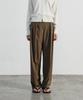 NOTIA Essential Wide Fit Two Tuck Slacks - Brown