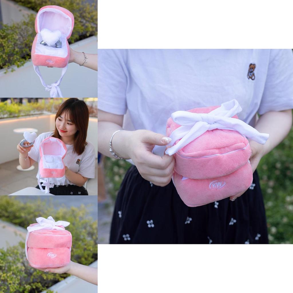 Anime Couple Heart Ring Plush Toy With Soft Cotton For Valentines Day Gift For Her