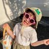 New Fashion Round Frame Candy Color Sunglasses Children's Beach Glasses