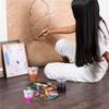 24 Packs Paint Cups With Lids For Kids No Spill Learning Color Cups Reusable Paint Containers With Lids For Young Artist