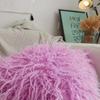 Fluffy Plush Pillow Cases Luxury Sofa Car Waist Throw Cushion Cover Home Decor