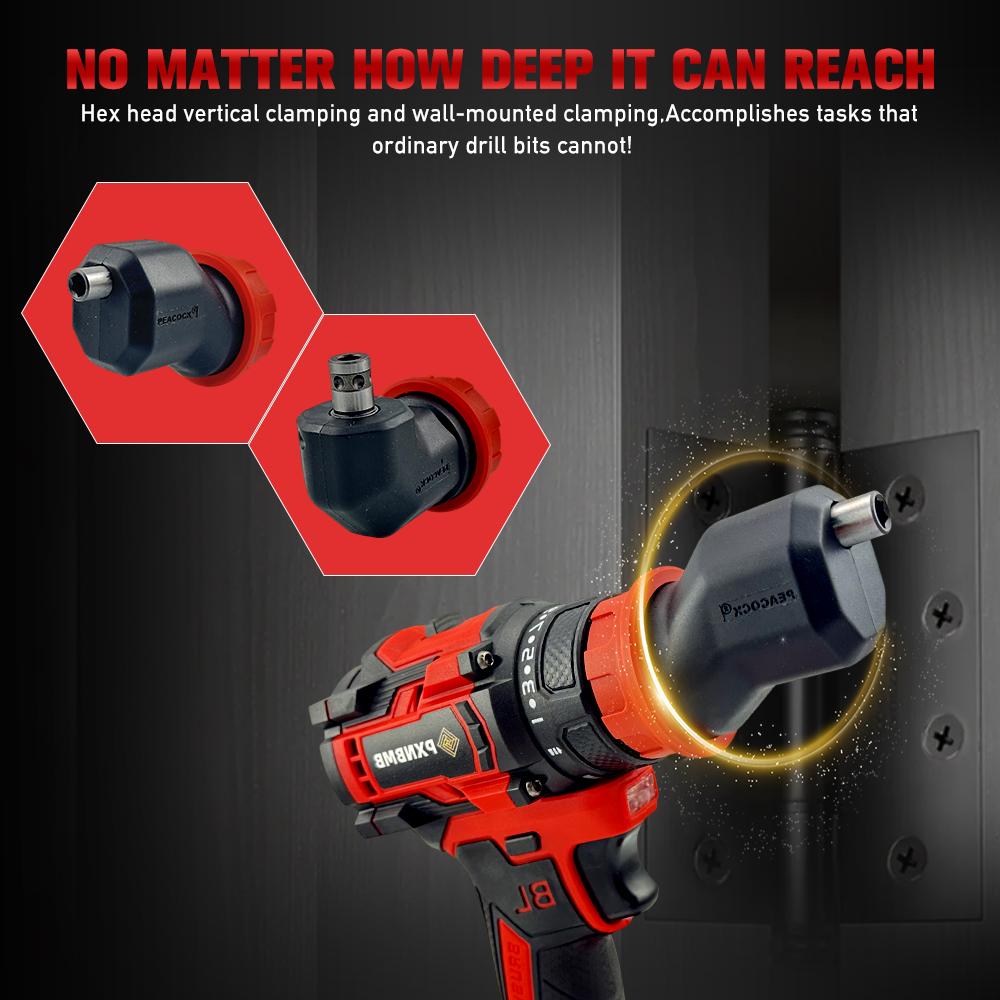 4 In 1 Brushless Screwdriver Electric Drill Tapping Cordless Impact Drill 85 N.M Electric Hand Drill Household Home Repair Tools