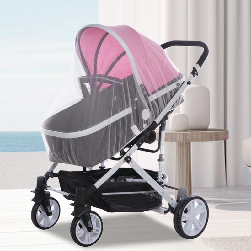 Safe Baby Crib Netting Mosquito Net Baby Pushchair Anti-bug Netting Infant Protection Mesh Stroller Accessories Stroller Net