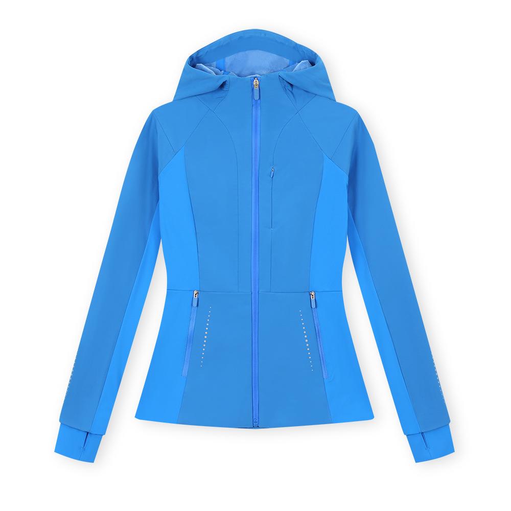 Lulu Original Women's Windproof Softshell Hooded Jacket for Yoga - Breathable Autumn/Winter Coat