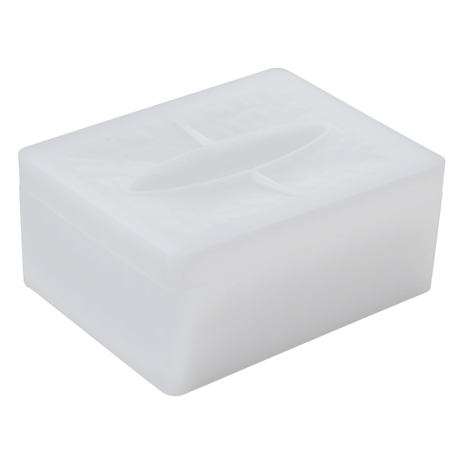 

Tissue Box Resin Mold Diamonds Silicone Storage Container Mold Rectangle Jewelry Box Mold for DIY Crafts Home Decor 1