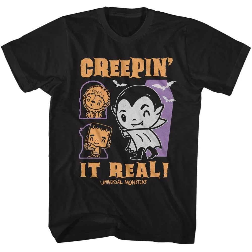Universal Monsters - Creepin It Real - American Classics - Solid Black Sho 120