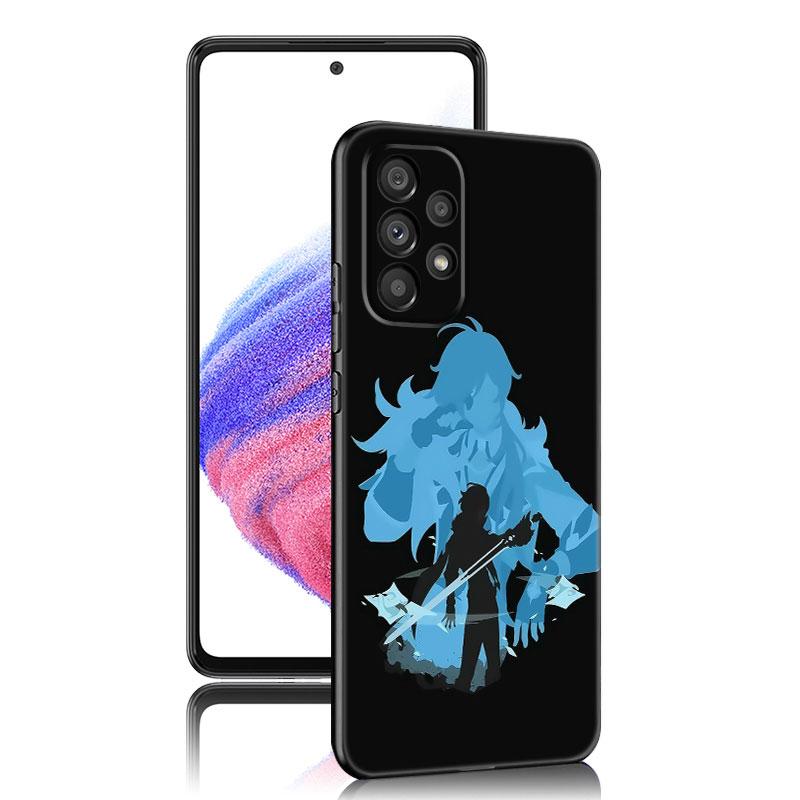 Genshin Impact Anime Phone Case For Samsung A04 A21 A30 A50 A52 S A13 A14 A22 A23 A32 A53 A73 5G A11 A12 A31 A33 A51 A70 A71 A72