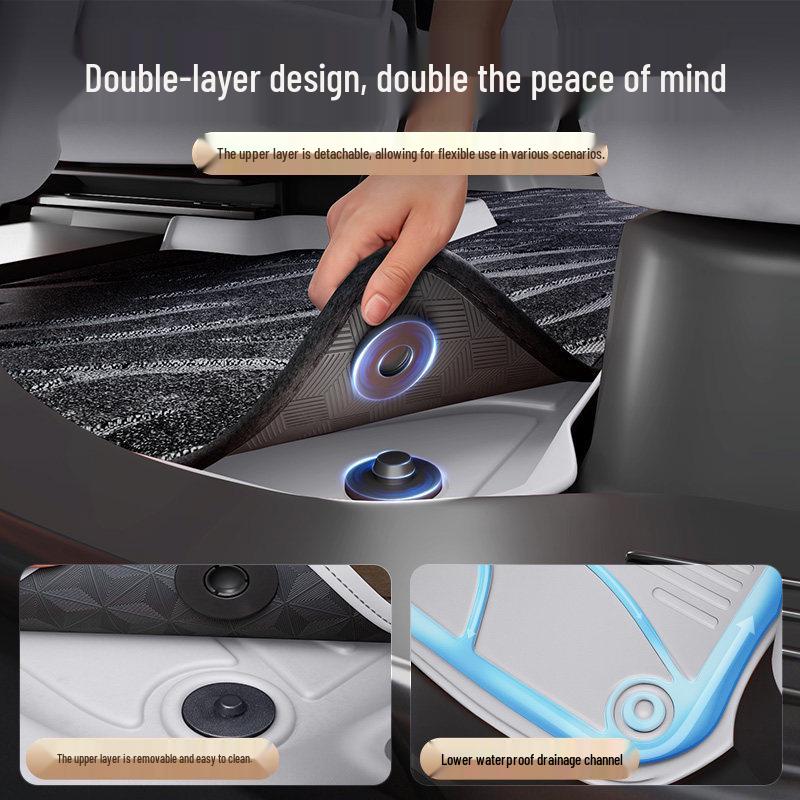 Xiaopeng G6 TPE2026 Floor Mats - New Car Interior Accessories for Extended Range/Pure Electric Models
