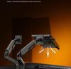 HKC Dual-Bildschirm Monitorständer: Zwei-in-Eins Rotierender Mechanischer Arm mit Bohrerfreiem Heben (KR51)