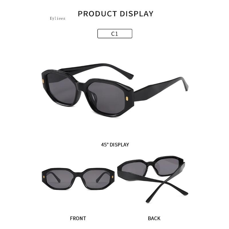 Retro Small Oval Sunglasses Women Trendy Casual Cat Eye Frames Sun Spectacles Male Vintage Narrow Shades Uv 400 Protection Female Gafas De Sol