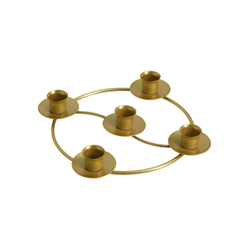 Decorative Candle Stands Iron Taper Candle Holders Candelabra Retro Candlestick Holders for Wedding,Table Centerpieces