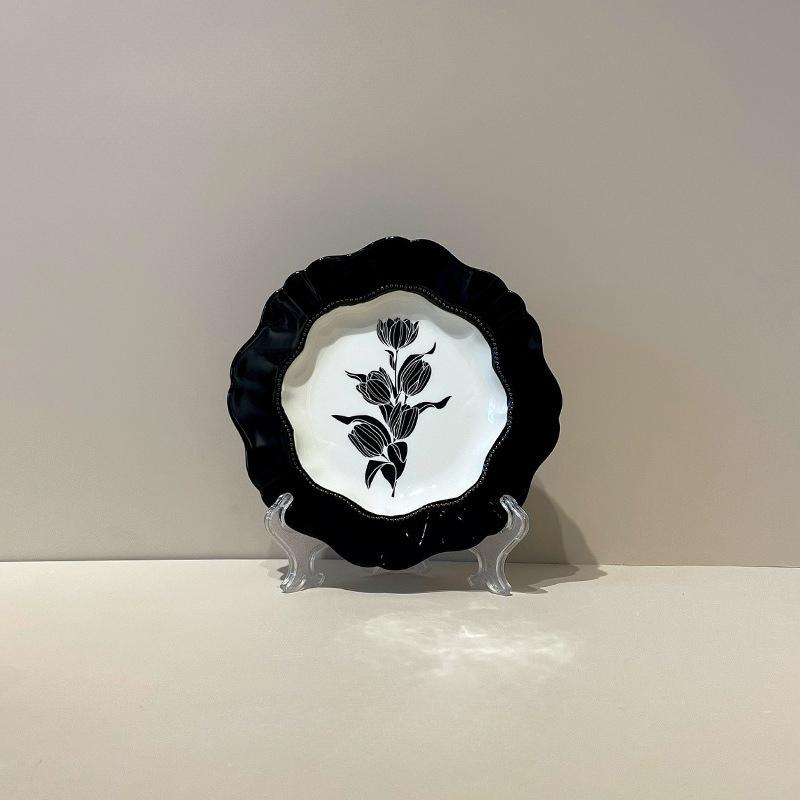 Vintage Tulip Ceramic Dinnerware Set 2025 New Retro Bowls Plates Dishes Tableware