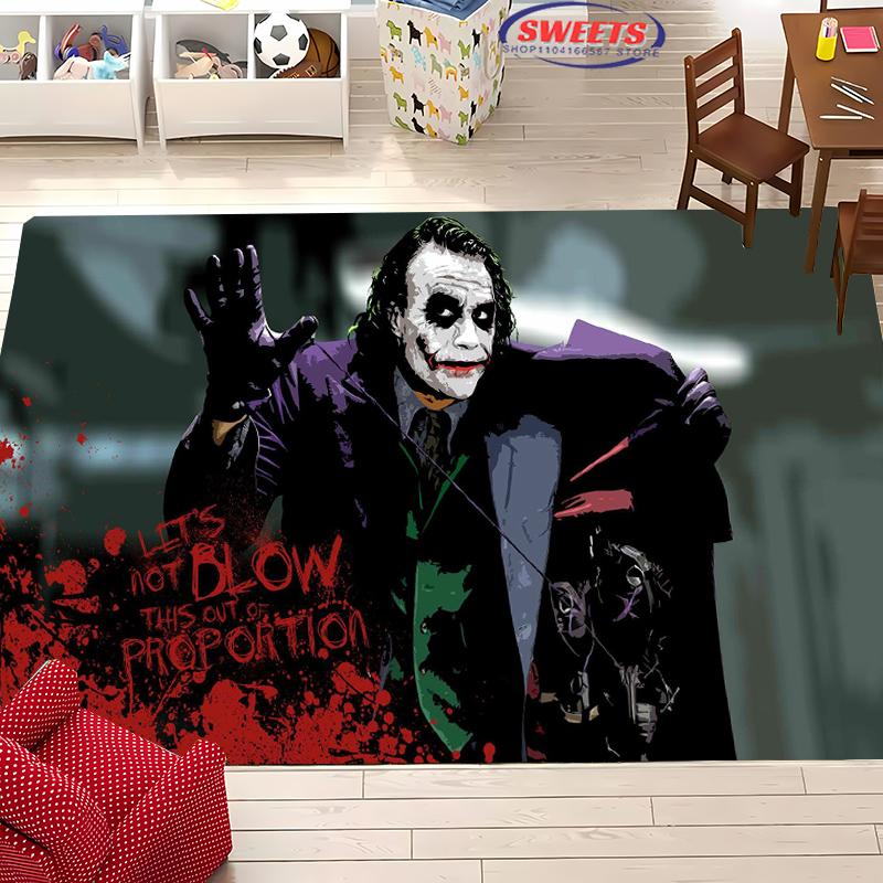 New Arrival! Classic Joker Carpet, Living Room Bedroom Office Area Children's Room of Choice, Non-slip Machine Washable Mat Gift