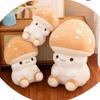 Compact Giant Mushroom Plushie Soft Fabric For Unique Entertainment Venue Compact And Adorable Mushroom Pillows