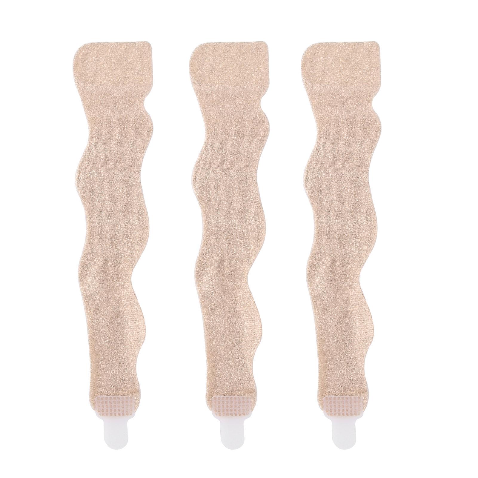 

3pcs Toe Overlap Hallux Valgus Correction Bandage Elastic Fabric Toe Corrector Wrap