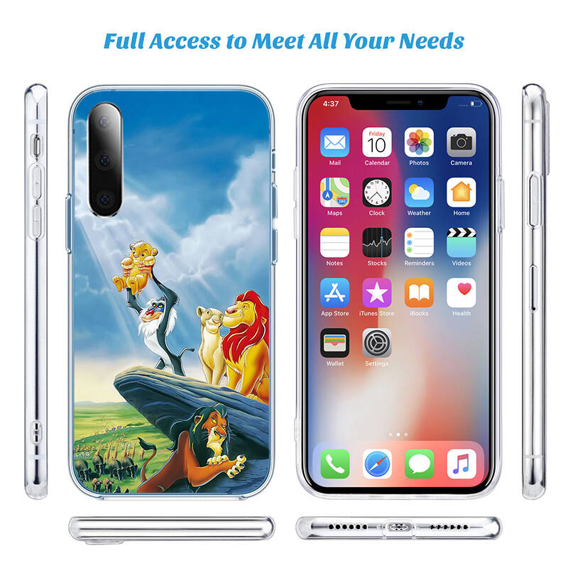 Lion King Phone Case for Motorola G14 G15 G24 G30 G31 G32 G34 G41 G42 G51 G52 G50 G60S G60 G62 G72 G71 G73 G84 G85 G200 E32
