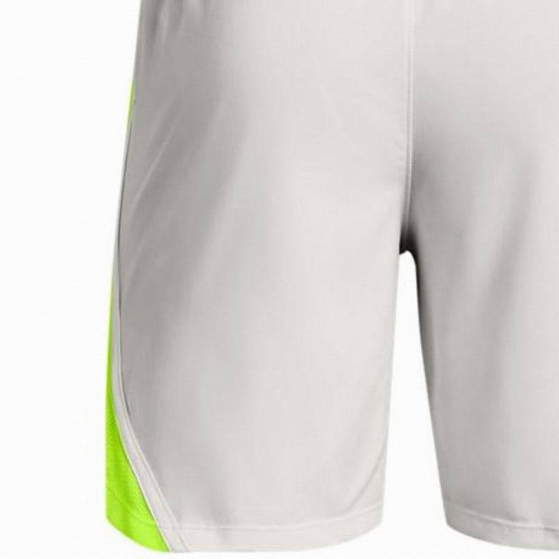 Under Armour Solid Color Slim Fit Woven Running Breathable Sports Shorts Men shorts Gray 1361493-006