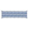 Garden Bench Cushions 2 Pcs. Blue&White Striped 200x50x7cm Fabric