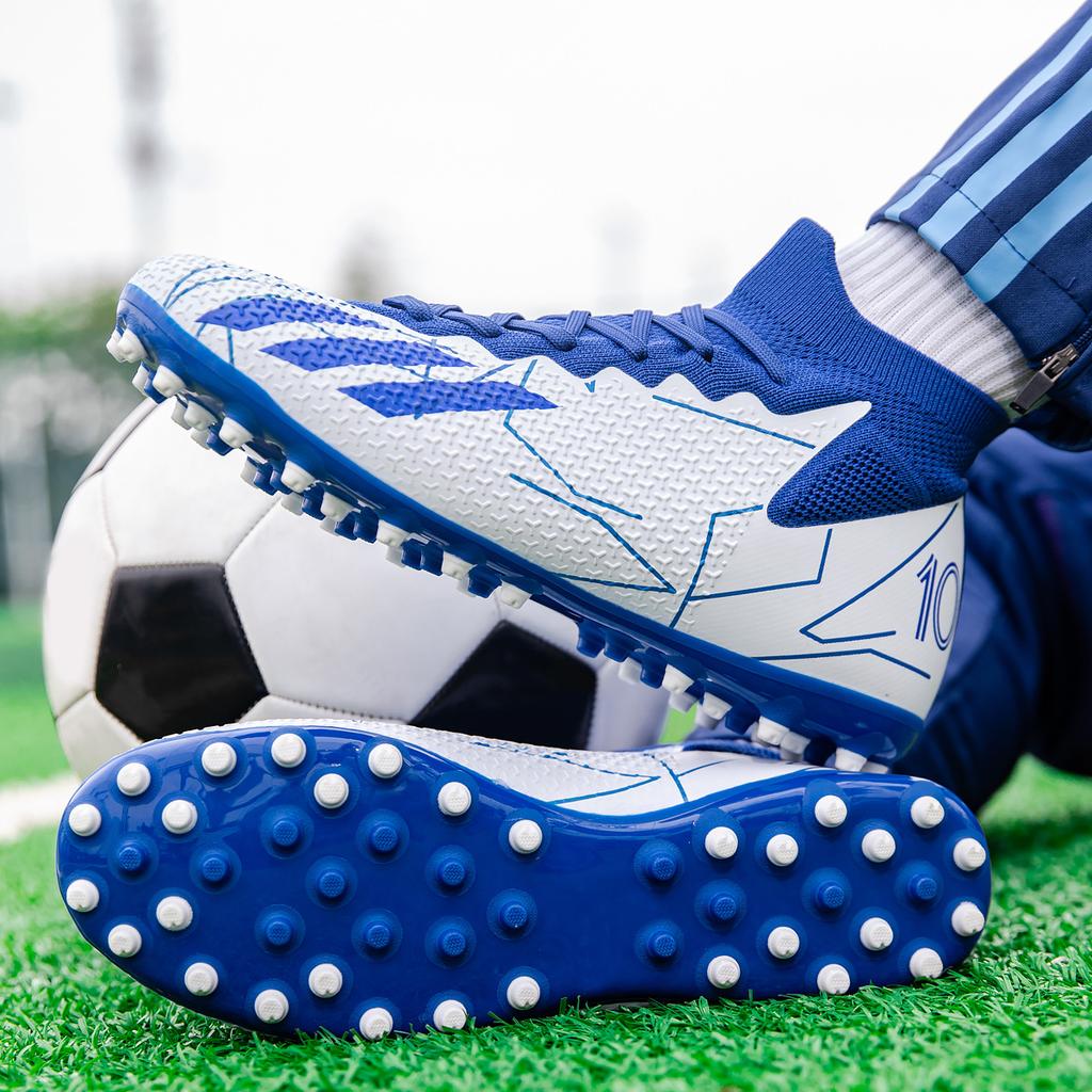 High Top Football Shoes Short Nails Breathable Assassin European Cup Professional Game Sneakers Soccer Shoes