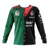 Pop Style League MX Club America Special Edition Sport- und Freizeit-Motorradfahren Langarm Herren-T-Shirts