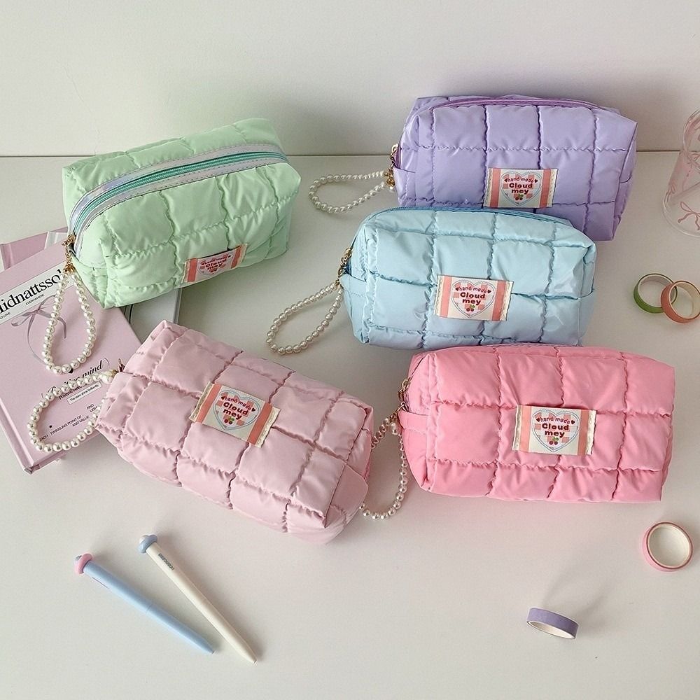 Pikowana torba do przechowywania Koreański piórnik Torba na długopisy Etui na ołówki Koreański styl Torba na artykuły papiernicze Szkoła