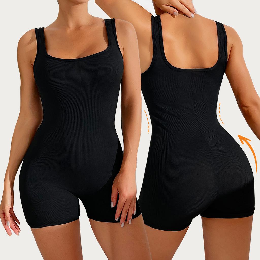 Shorts One Piece Yoga Jumpsuit Seamless Sports Fitness Wear Sexy Slim Hip Lifting Women Fashion Beach Vacation Casual Wear