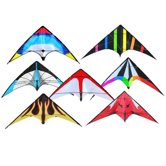 Kite Colorful Large Sound 1.2M Triangle Stunt Kite for Playing