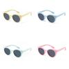 2024 New Trend Kids Polarized Sunglasses Fashion Silicone Round Frame Children's Shades S8293 Uv400