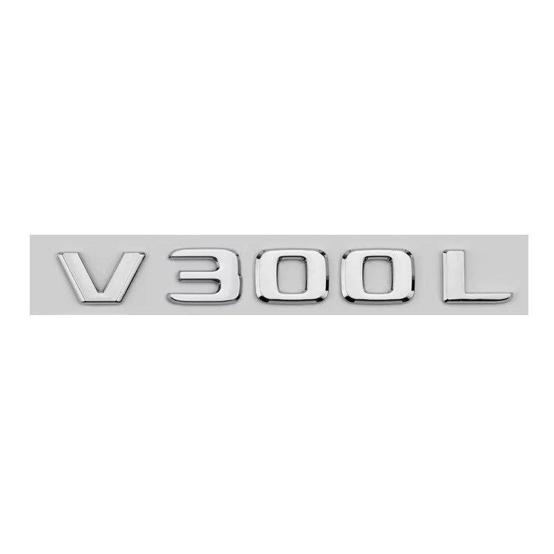 Naklejki z Logo Literowym i Emblematy Tylne do Mercedes-Benz Klasy V, Vito, V260L, V300L