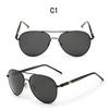 Unisex UV400 Sunglasses Black Reflective Pilot Lenses for Men Women Driving Fashion Colored Glasses