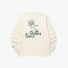 diadora [Diadora By Palmes] Graphic Long Sleeve T-Shirt White