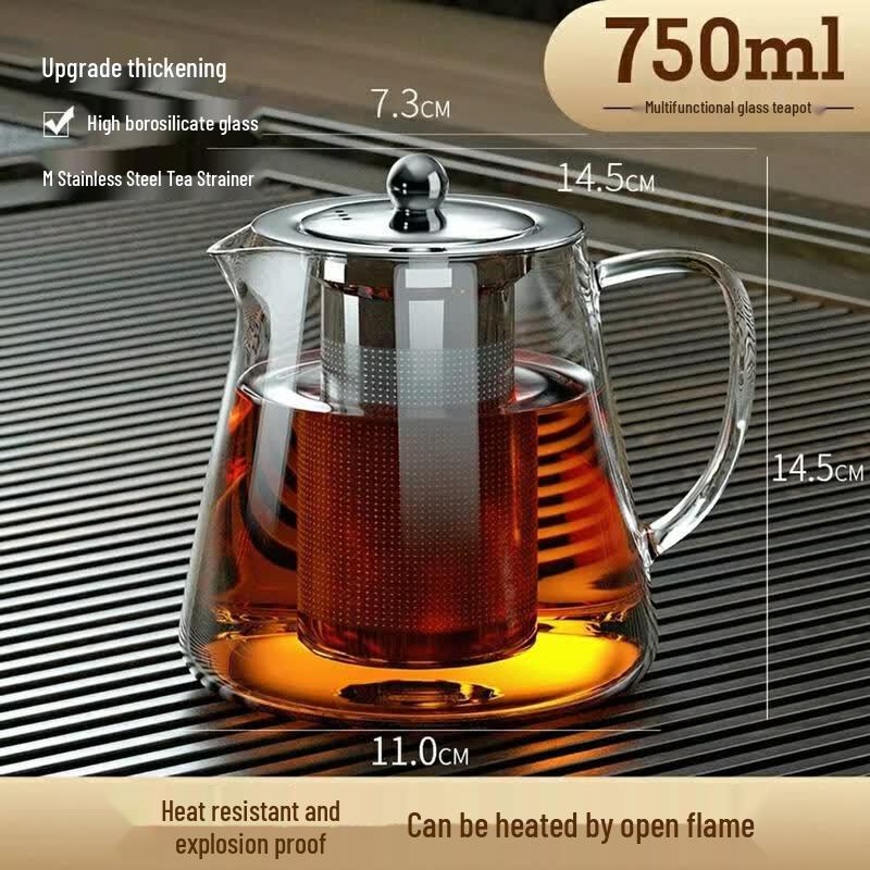Glass Tea Infuser Teapot