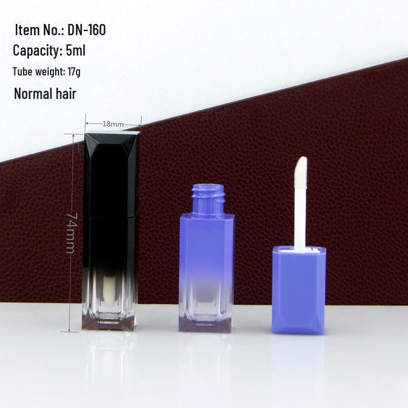 Multi-Color Gradient Lip Gloss Tube (5ml) - Customizable Logo, DIY Cosmetic Packaging
