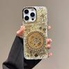 Applicable Iphone17 Pro Year Of The Horse Fa Cai New Year Mobile Phone Case Apple 16 Rotating Fun Rhinestone Turntable Gold Foil