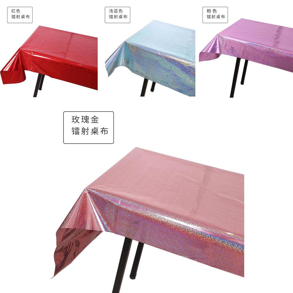 Elegant Birthday Party Tablecloth In Stunning Rose Gold For Wedding Celebrations And Festive Events