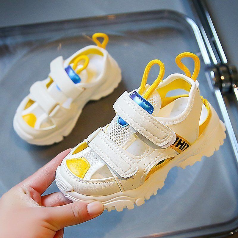 Sandalias Kids Shoe Summer New Girls Sandals Baotou Casual Shoes Boys Breathable Mesh Shoes Fashion Soft Sole Sports Sandals