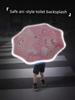 Children's Umbrella New Model for Girls with Rounded Corners, Specifically for Students Going To School, 2026 Automatic Umbrella with Ring Buckle