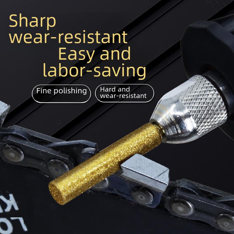 Sada brusných hlav pro řetězové pily: Diamantové brusné pilníky 4,0/4,8/5,5 mm