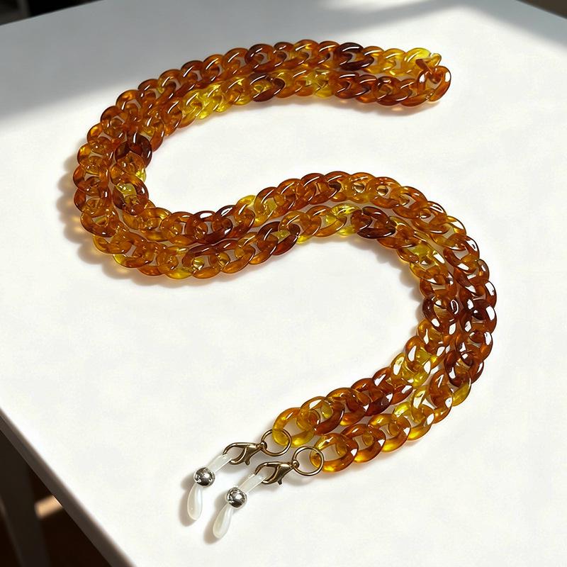 Colorful Handmade ABS Acrylic Eyeglass Chain - Jelly Shades Accessory