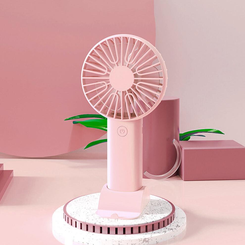 USB Rechargeable Handheld Fan – Quiet, High Wind Power, Compact & Lightweight for Office, Dorm, Travel, Hiking, Camping; Compatible with USB