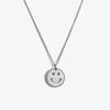Rush Off Surgical Steel Daily Smile Pendant Chain Necklace